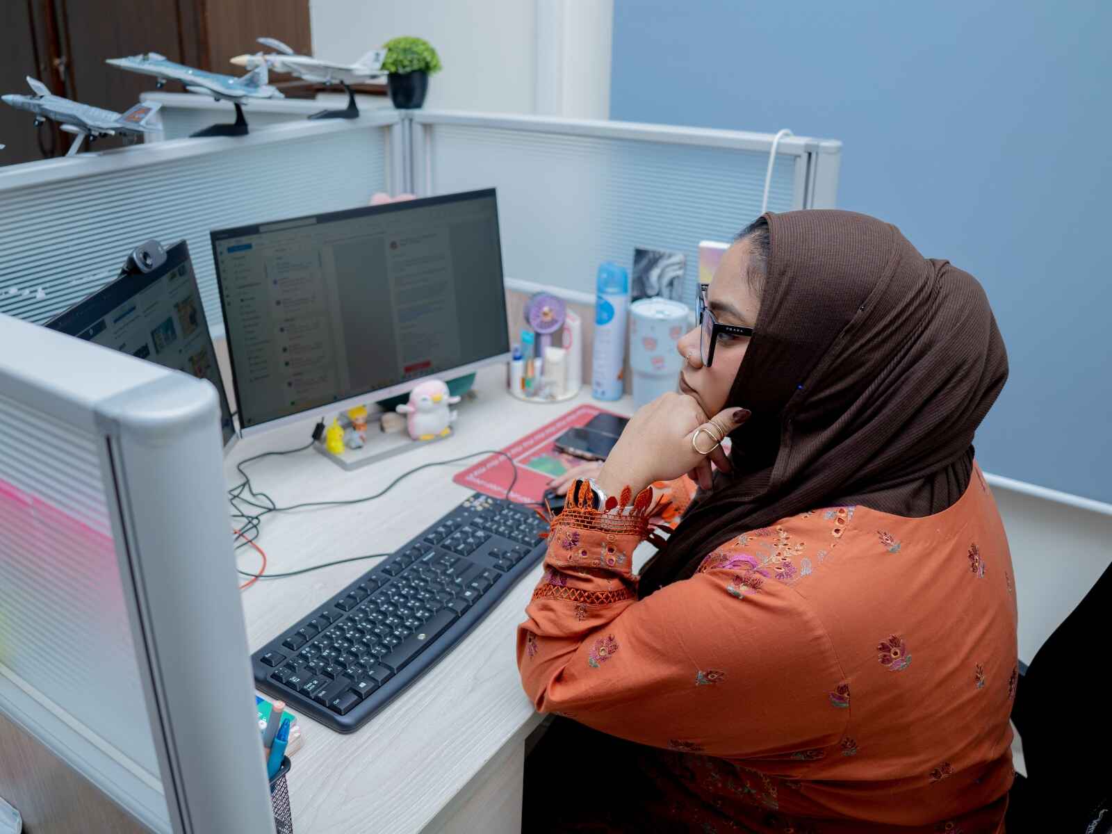 Design and development team collaborating